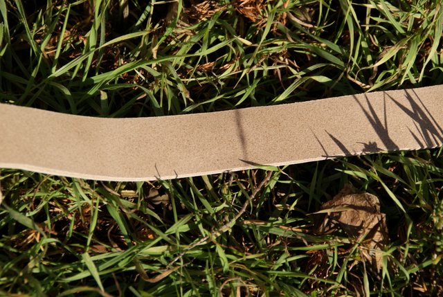 Kožený pásek šedý 3 cm / 3-4 mm