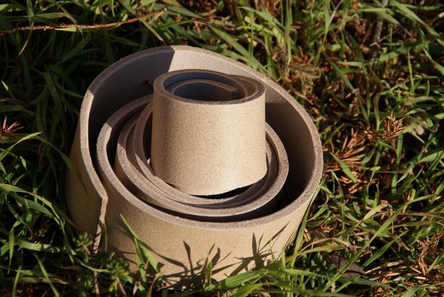 Kožený pásek šedý 4 cm / 3-4 mm