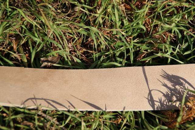 Kožený pásek šedý 5 cm / 3-4 mm