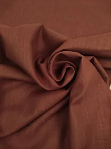 Lněná látka hnědá