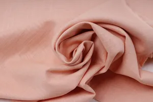 Lněná látka meruňková