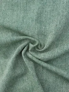 Vlněná látka přírodní/zelená