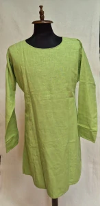 Tunika lněná světle zelená