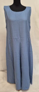 Vrchní šaty čtyřklínové modré L