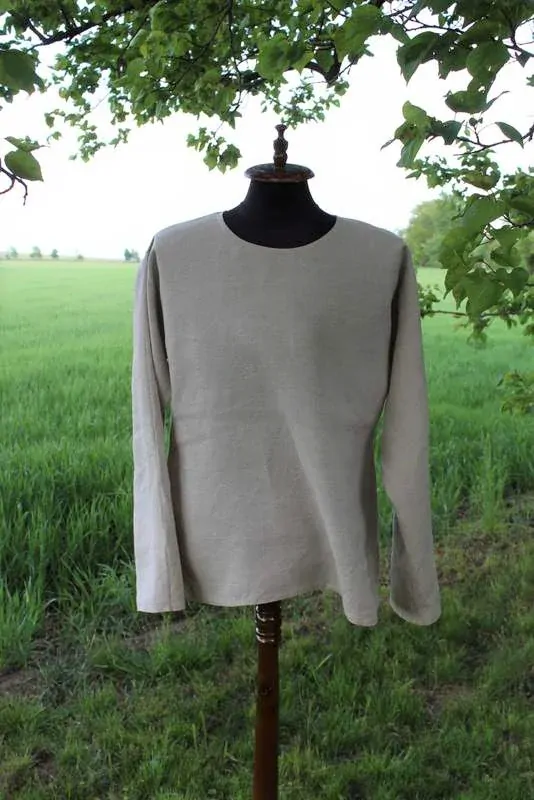 Spodní tunika lněná bez bočních klínů