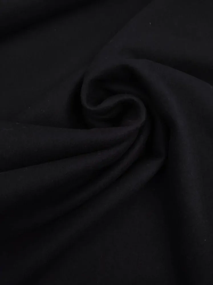 Vlněné sukno černé