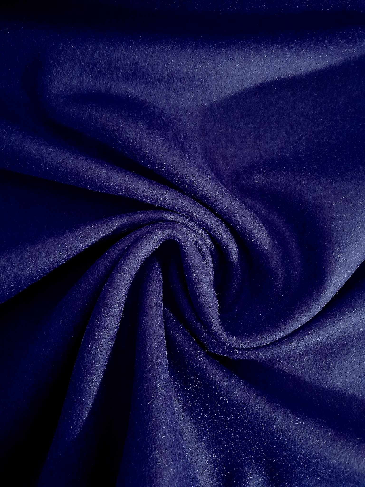 Vlněné sukno královsky modré