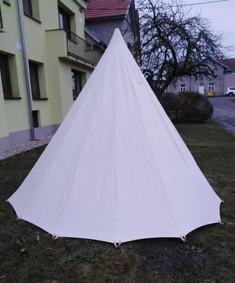 Kužel - 13 stěn, světle hnědá (do 3 měsíců)