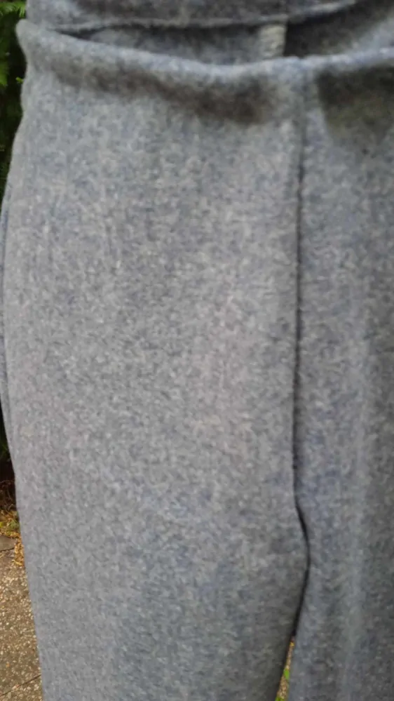 Kalhoty vlněné modrošedé vel. 22