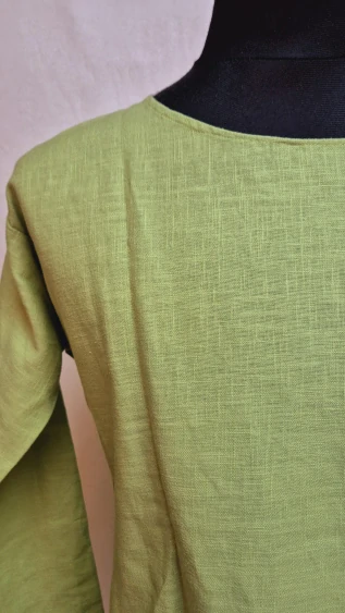 Tunika lněná světle zelená