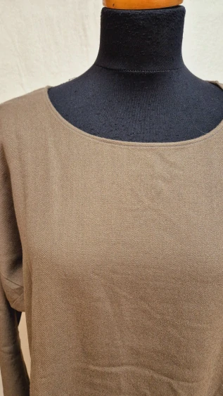 Šaty vlněné světle hnědé M