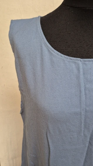 Vrchní šaty čtyřklínové modré L