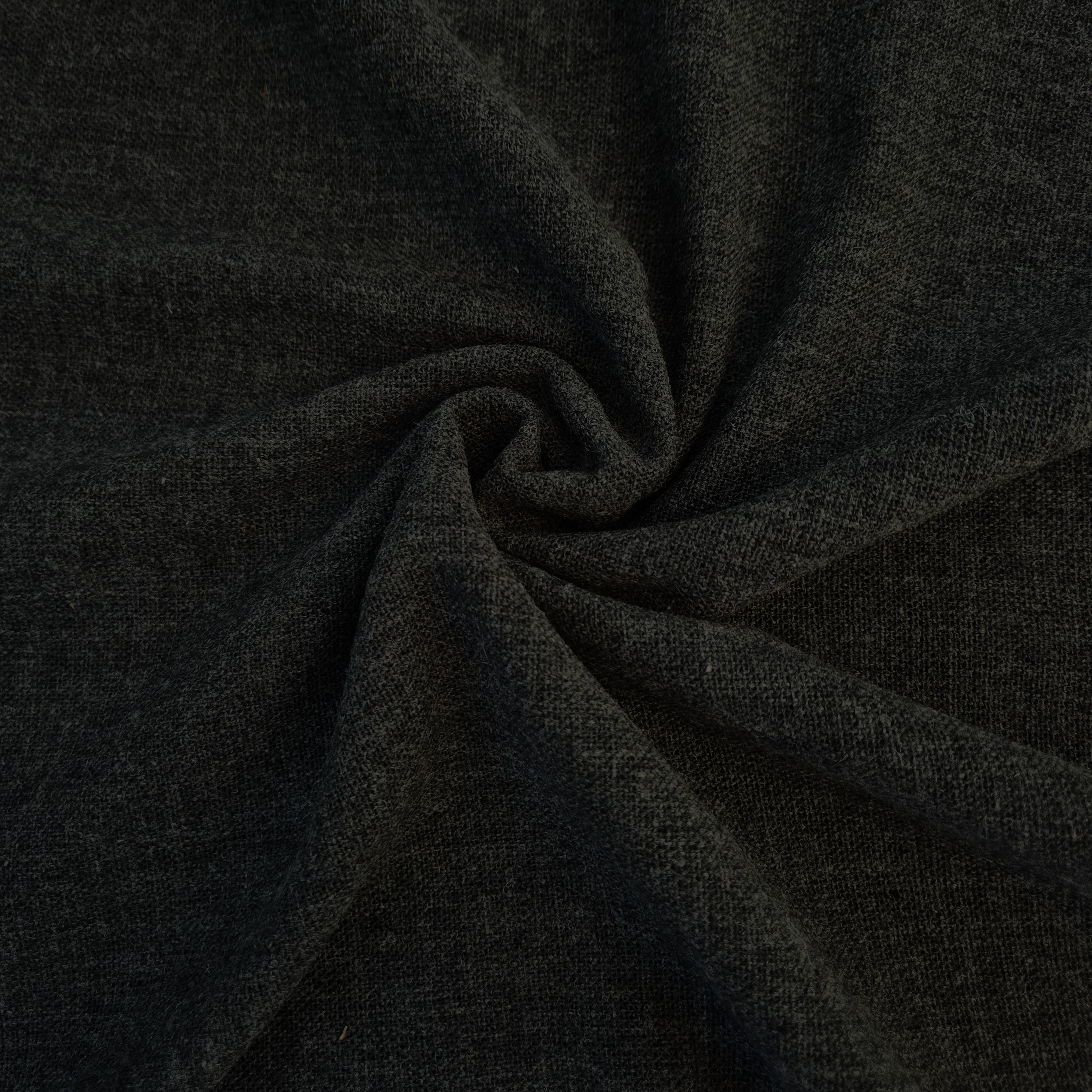 Vlněná látka tmavě šedá