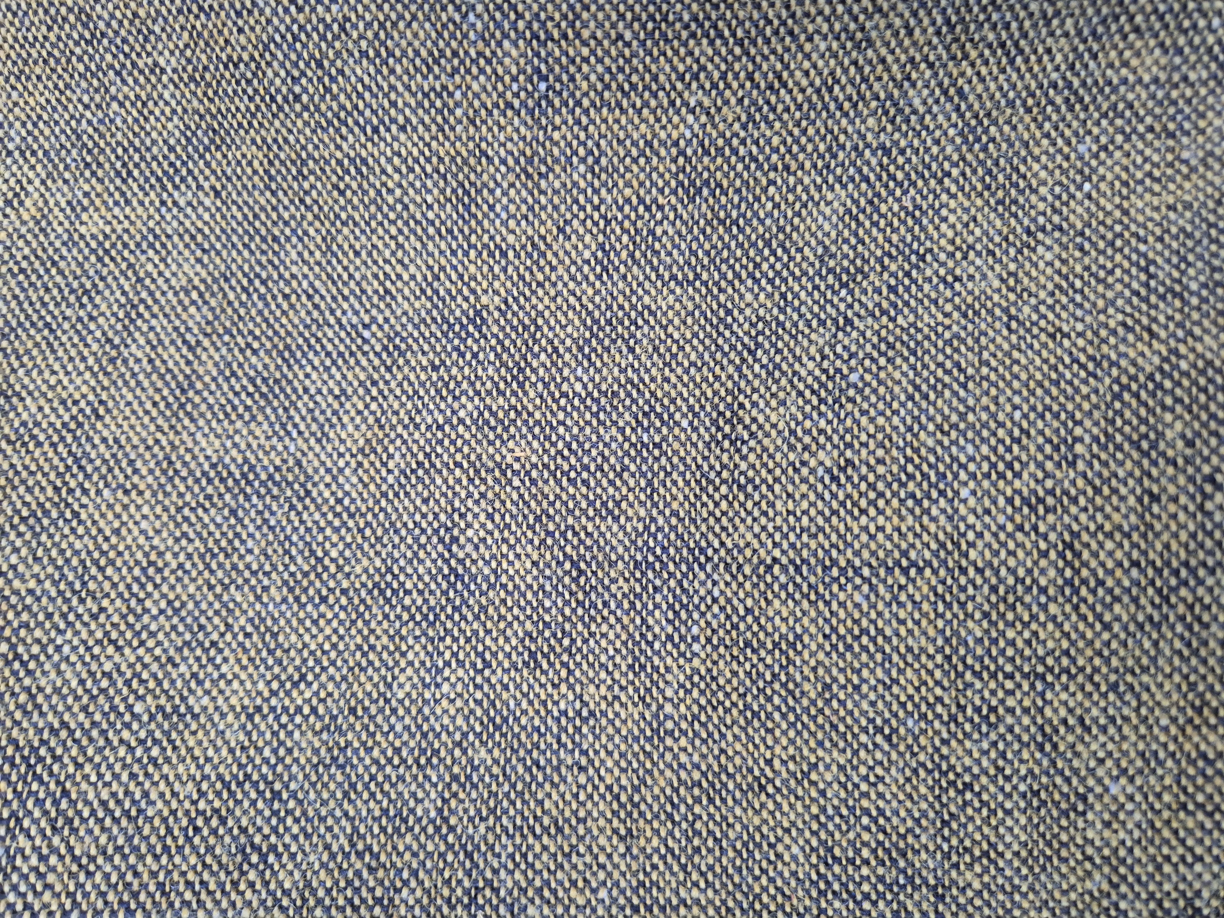 Kalhoty vlněné žluto-antracitová melanž vel. 24