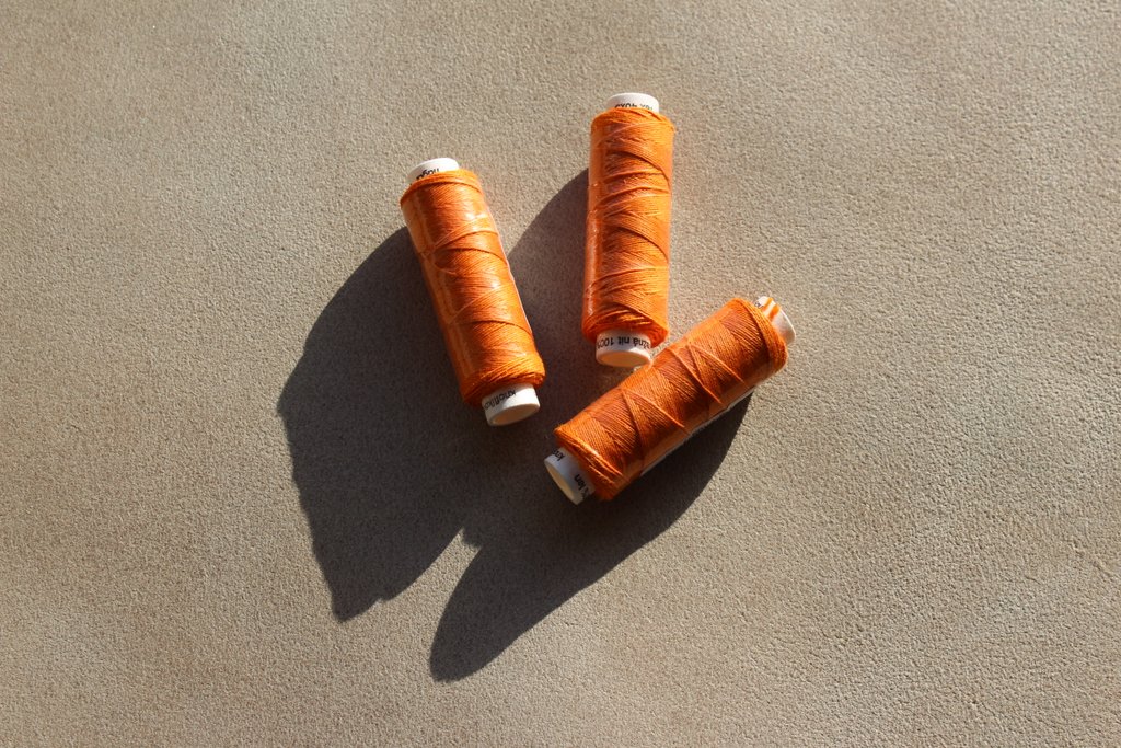 Lněná nit oranžová