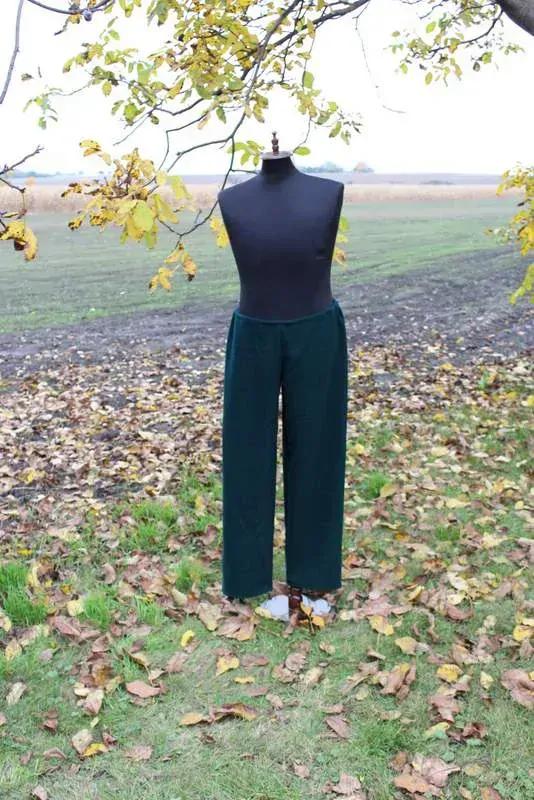 Kalhoty vlněné - strojově/ručně šité