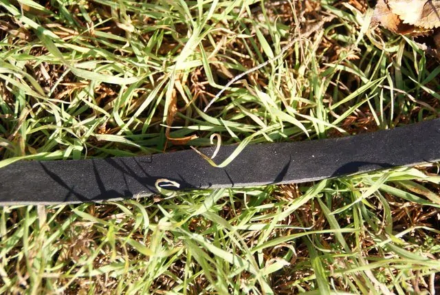 Kožený pásek černý 2 cm / 3-4 mm