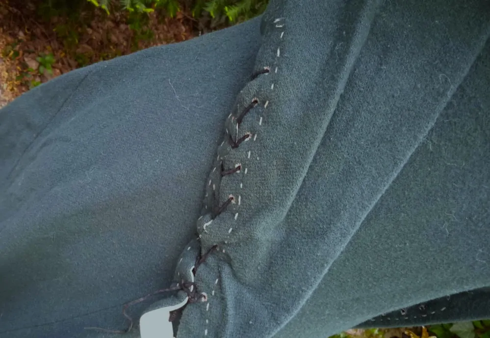 Šaty vlněné jedlově zelené XS