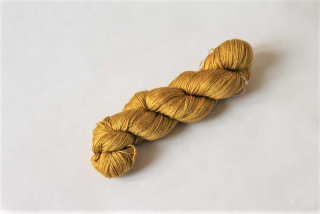 Hedvábná příze žlutá 50 g