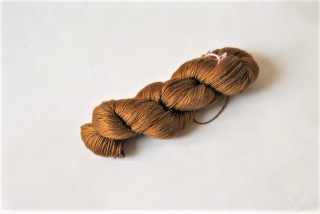 Hedvábná příze okrová 50 g