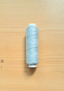 Lněná nit světle šedá