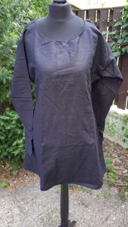 Tunika lněná černá