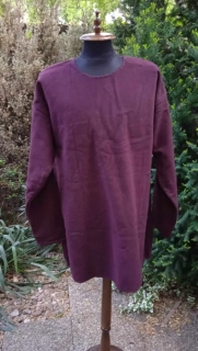 Tunika vlněná švestkově fialová XXL