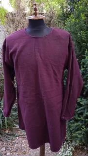 Tunika vlněná švestkově fialová M