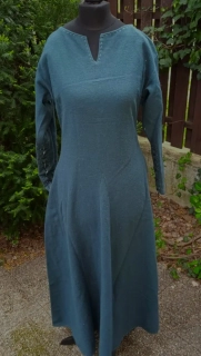 Šaty vlněné jedlově zelené XS