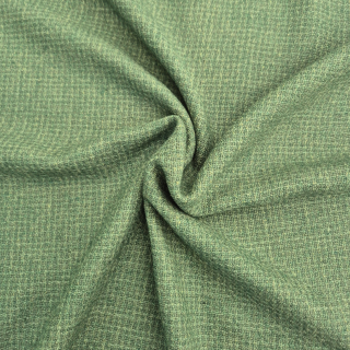 Vlněná látka zelená vzorovaná