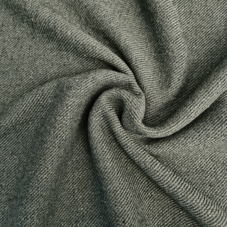 Vlněná látka šedá/tyrkysová