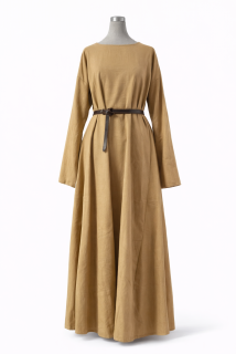 Šaty vlněné béžové XL