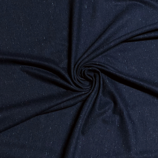 Vlněná látka temně modrá