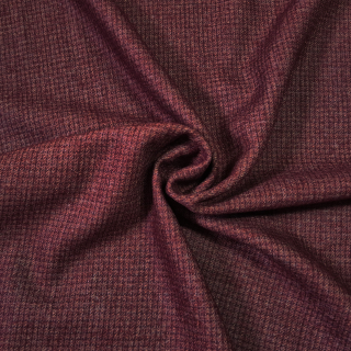 Vlněná látka červená/hnědá