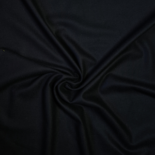 Vlněná látka černá tenká