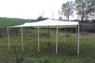 Univerzální plachta - přístřešek velký, kombinace barev na míru (do 3 měsíců)