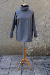 Mikina dámská s límcem